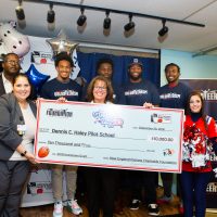 $10,000 Hometown Grant awarded to Dennis C. Haley Pilot School by New England Patriots!
